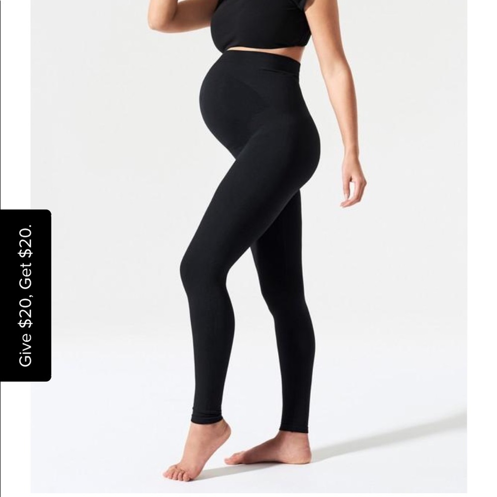 Blanqi Black Maternity Leggings